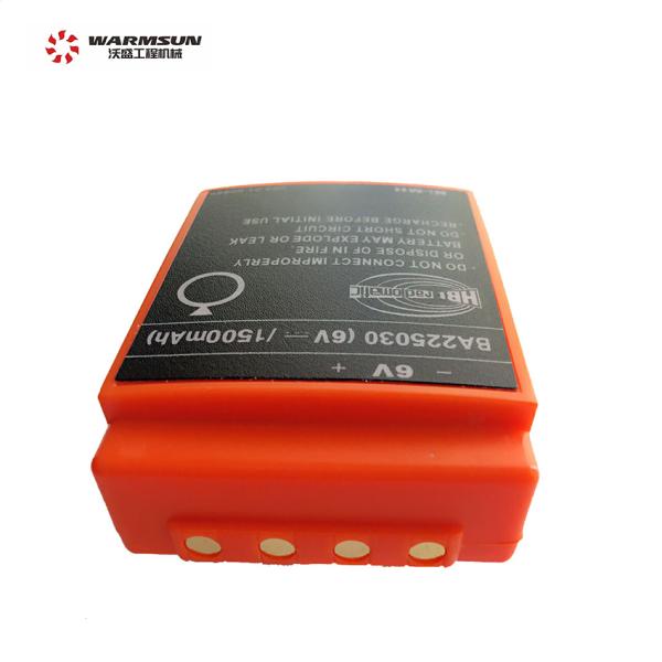 60004234 HBC Radiomatic BA225030 Battery 6V 1500mAh For Concrete Pump Remote Control