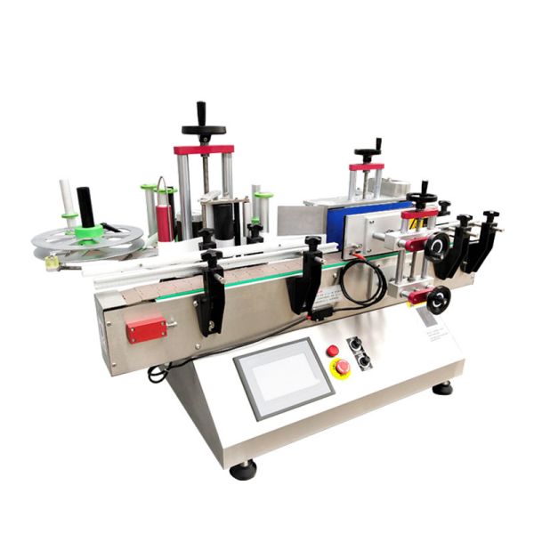 Tabletop Automatic Round Bottle Labeling Machine For Vial Glass Jar