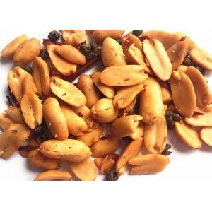 Freid Crispy Yummy Chilli Flavor Coated Peanut Snack Witnout Skin Retailer Packing