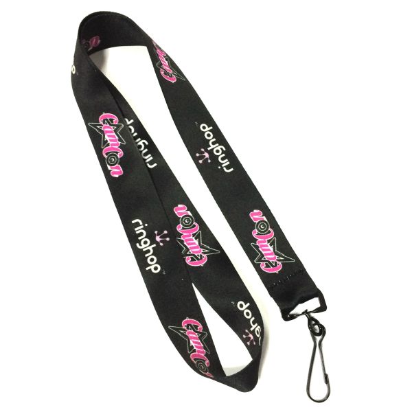 Personalized Logo Dye Sublimated Lanyards With Metal Hook , Custom Fashional Logo