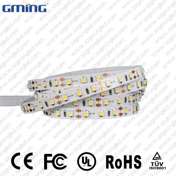 Copper UV Warm White LED Strip , 14.4 W / M Power Bendable LED Strip Lights
