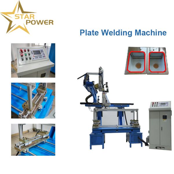 CNC Controlled Argon Arc Welding Machine with 220V Voltage and 400W Power for Stainless Steel Handmade Sink Panels