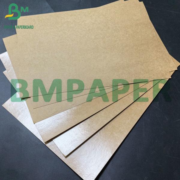 300g+15g PE One Side Coated Oilproof Brown Kraft Paper For Packing