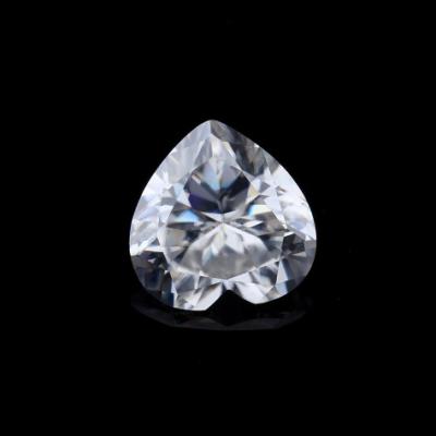 Unique Genuine Heart Shape Diamond Moissanite DEF Super White Fancy Cut All Sizes