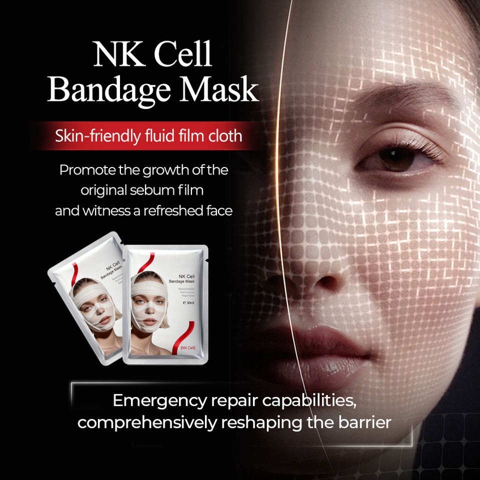 OEM ODM NK cell bandage moisturizing mask collagen hyaluronic acid repair mask facial mask