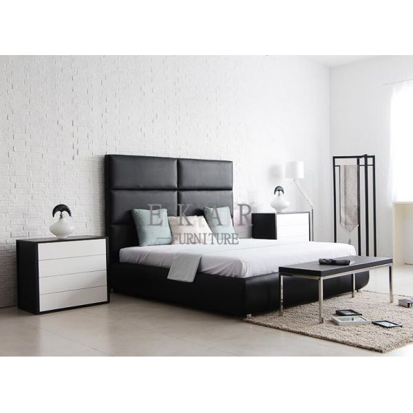 Wide and High King Headboards Bed
