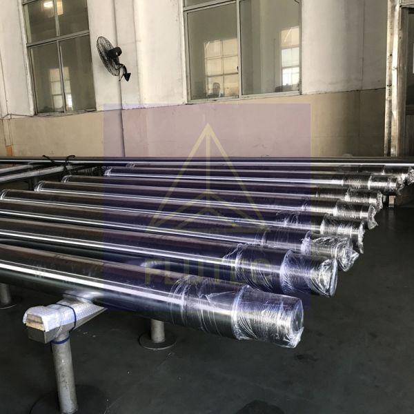 Carbon Steel Hydraulic Cylinder Piston Rod Double Acting ISO9001 Approved