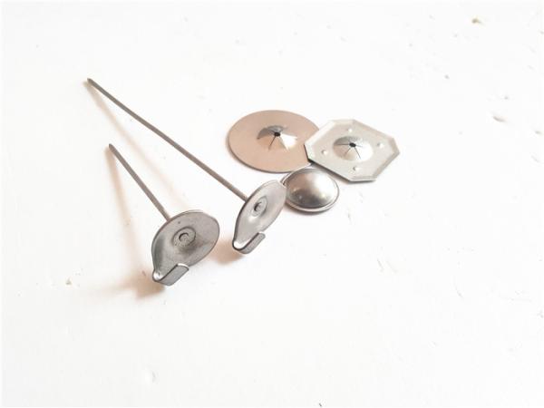 Carbon Steel Insulation Lacing Anchors With Hook Head Base