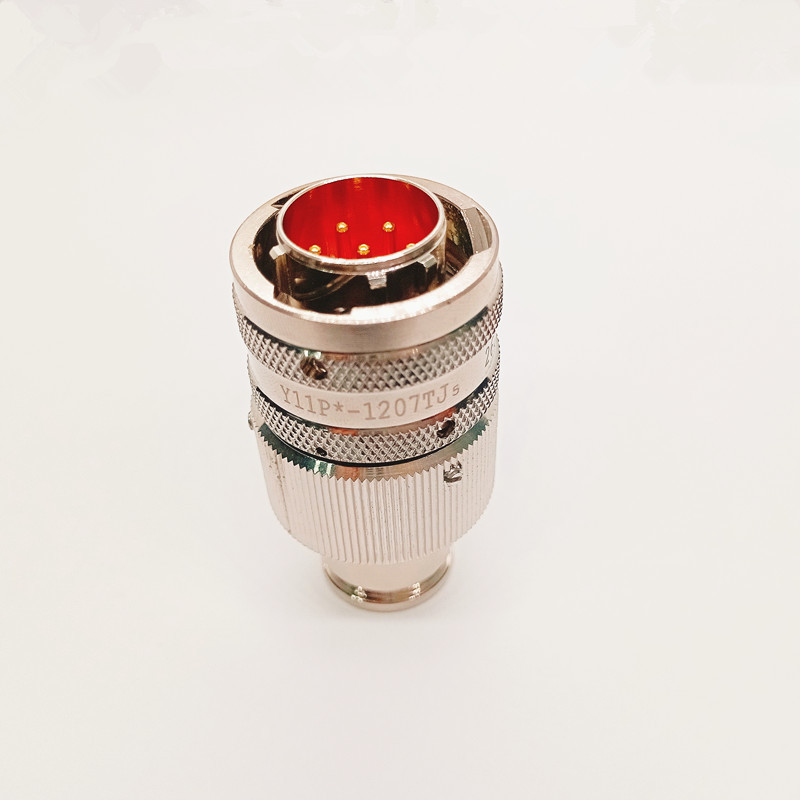High Reliability Y11P-1210ZJ10 Gold Plated Aviation Connector for Test & Automation