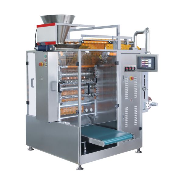 Машина для упаковки пленочных пакетов NY/AL/PE с максимальным диаметром пленочной рулоны Φ300 мм и мощностью 12 kW