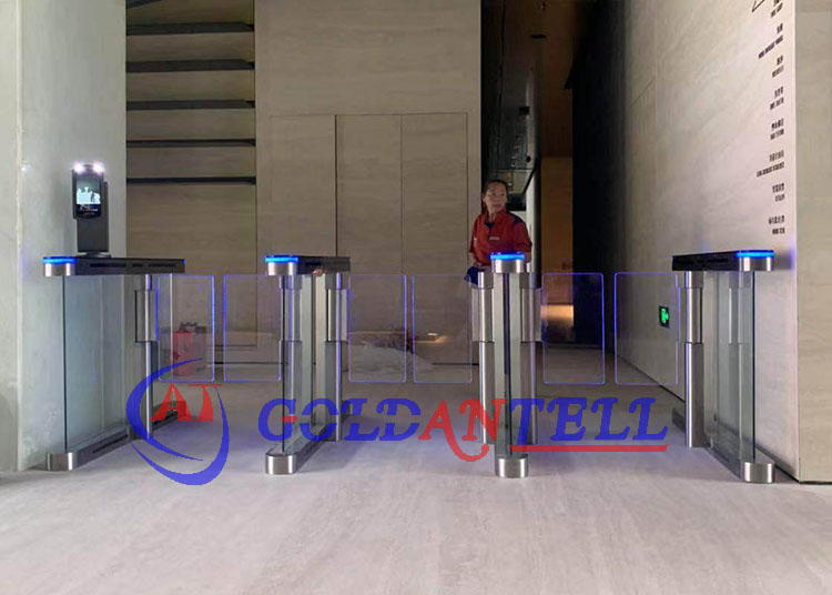 Система заграждений пропуска оптически Bi ворот RFID барьера качания блока развертки стороны дирекционная