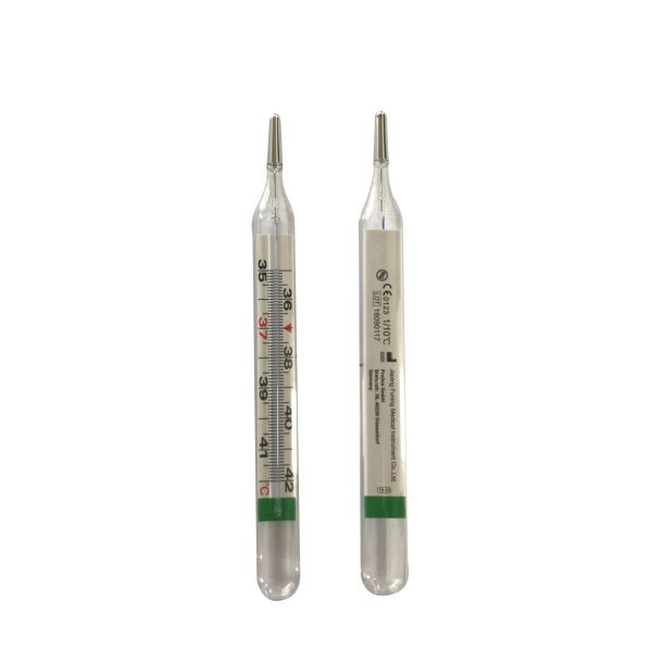 Mercury-Free Glass Thermometer for Medical Fever Temperature Hospital Grade