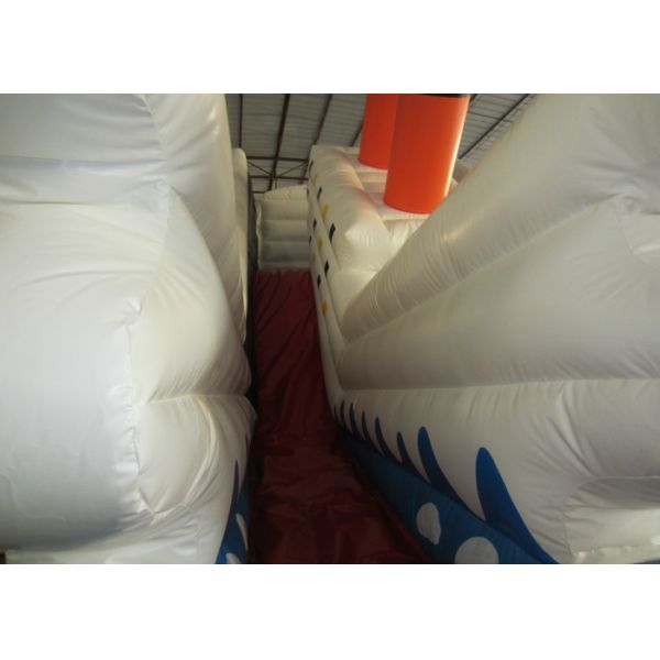 Corrediça de beleza inflável comercial Titanic Dry corrediça de navio seco inflável quente