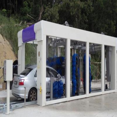 Seven Brushes Auto Car Wash Machine High Pressure Car Wash Machine PLC Control System