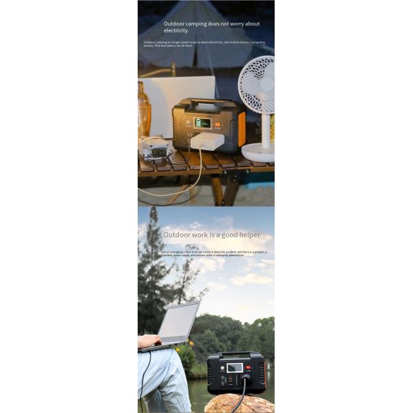 Портативная электростанция для кемпинга 220В Мобильная электростанция для домашних нужд