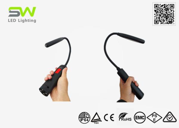 Flexible Garage Rechargeable Led Inspection Light With Goose Neck Hose And Magnets