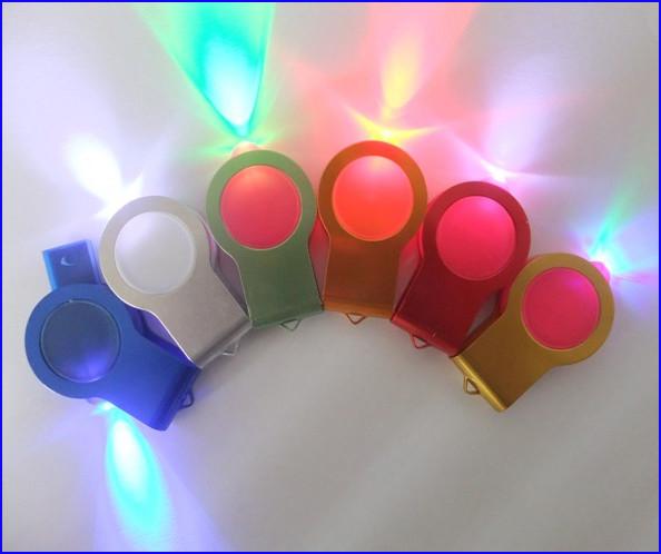Twister Design USB Thumb Drive Flash Memory LED Light with Button Battery inside