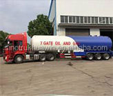 SINOTRUK howo 3 Axles #90 King Pin 50000Liters Fuel Tank semi trailer truck with low fuel consumption
