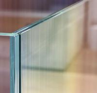 Construção Vidro laminado Temperado Segurança Ferro baixo Polido Borda endurecida / Refletora / Vidro congelado