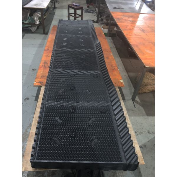 Black Cooling Tower Infill Cooling Tower Package PVC Filler 810mm*3660mm