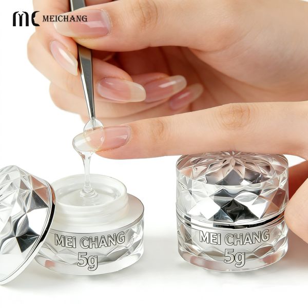 5g Diamond Cut Acrylic Jar with Threaded Sealing for Nail Gel Refill and Cosmetic Packaging