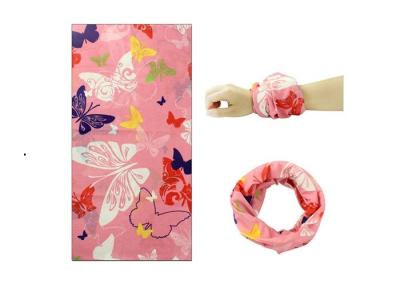 Pink Bicycle  Tubular Headwear 25*50 CM 100% Microfiber Polyester Not Faded