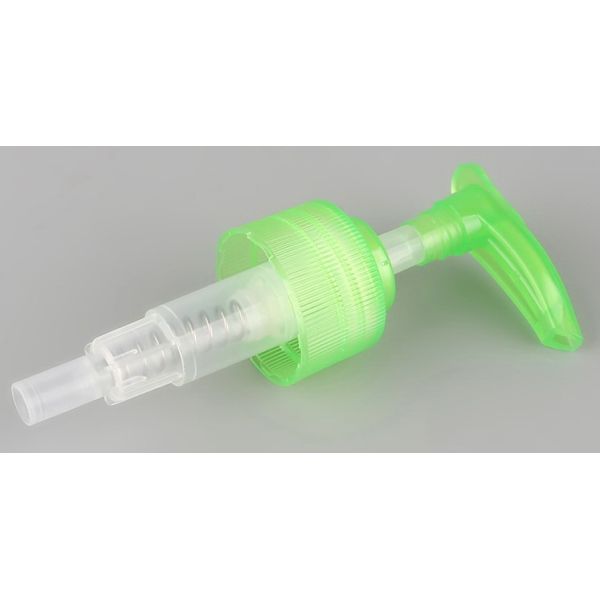 Pp Switch Cosmetic Lotion Pump , Green Uniform Spray Volume 50ml Airless Pump
