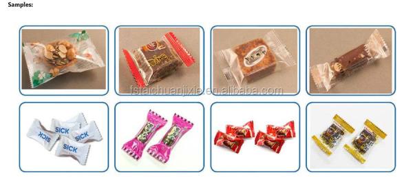 Automatic Granola Cereal Energy Bar Pillow Packing Machine for Cereal Chocolate Bar Protein Bar Packaging Machine