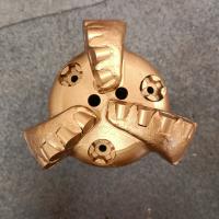 3 Blades Carbide Steel Water Well Drill Bit 165mm Size