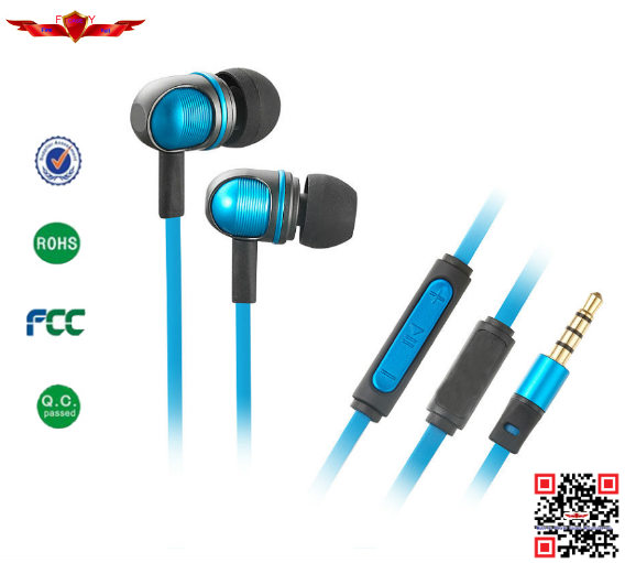 2014 Brazil World Cup Earphones With Mic For Iphone Multi Color Super Stereo Sound