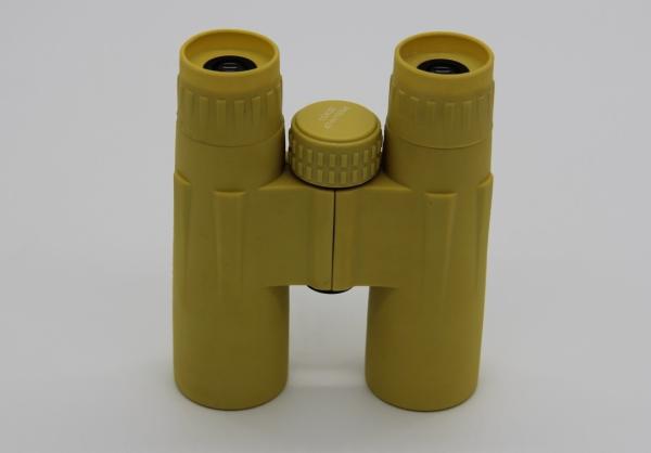 Girls Yellow Pocket 10x32 Binoculars Roof Prism Type For Bird Watching