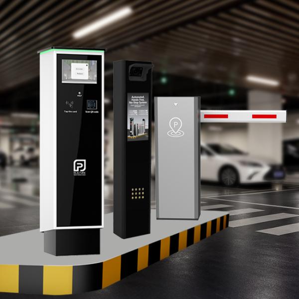 High-Efficiency Parking Payment  Featuring 10.1 Custom LCD Screen, Automatic Ticket Dispenser  Robust Steel Housing Integrated Parking Management System