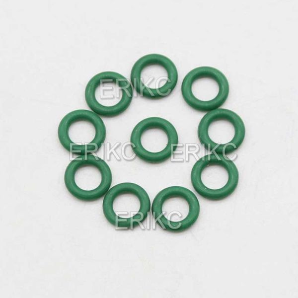 ERIKC O-ring T/L Oil Return Joint Sealing Ring Green Rubber Band for Bosh Denso