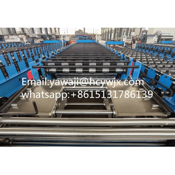 Efficient Double Layer Roll Forming Machine Trapezoidal Roofing Metal Tile Making