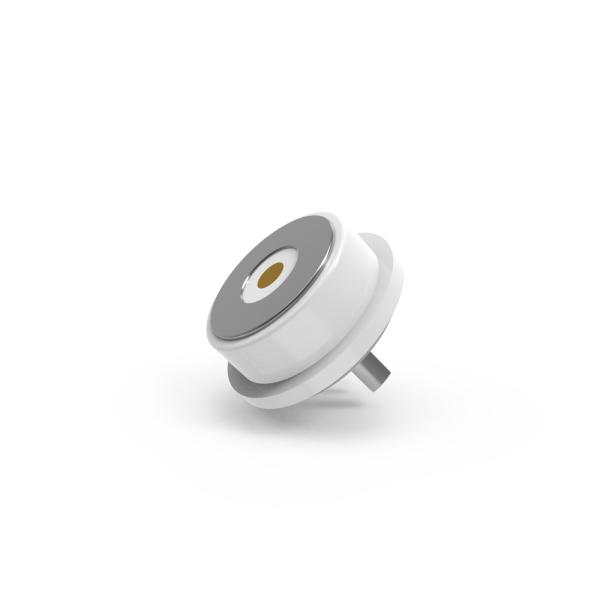 White LCP housing dia.8.0mm  circular male female magnetic cable connector