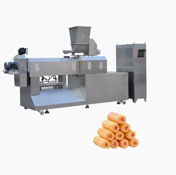 Machine d'extrudeuse de souffle de riz de blé d'avoine équipée de la machine à emballer
