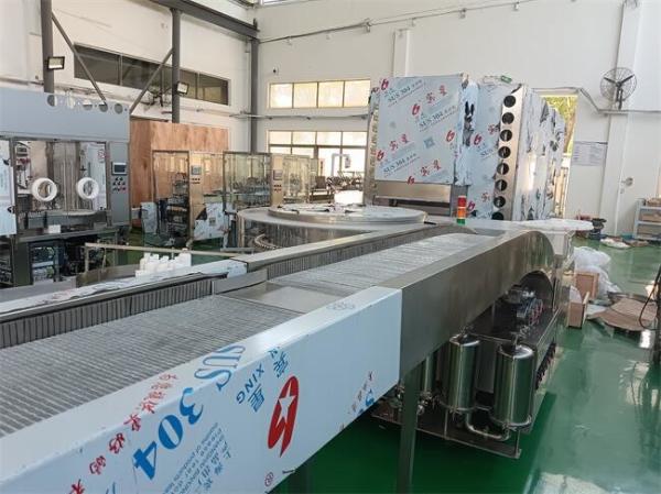 Linha de enchimento de ampola de vidro de gás liquefeito de gás oxigénio para forno de esterilização de tipo túnel