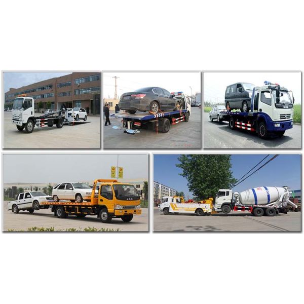 ISUZU N Series Flatbed Wrecker 130hp 4x2 5600mm Length High Durability