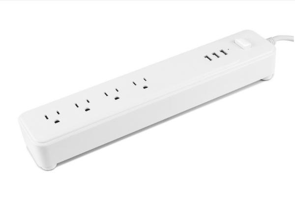 US Smart socket with 3USB switch smart charging socket extension seat 4 digit Jack