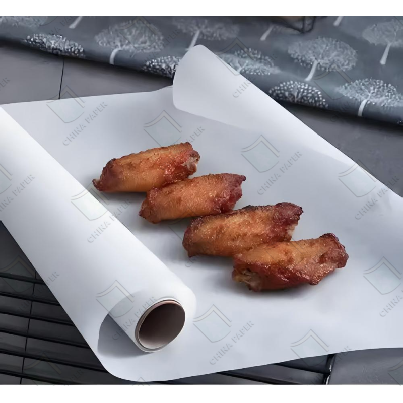 Custom Fluorine Free Greaseproof Paper For Food Packaging 30gsm 40gsm 50gsm 60gsm