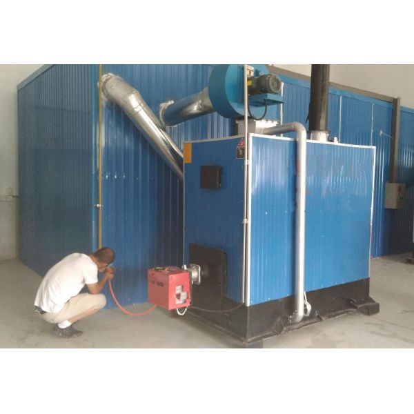 Équipement de séchage de bois pour les fours de bois de bois de chauffage ISO 20m3