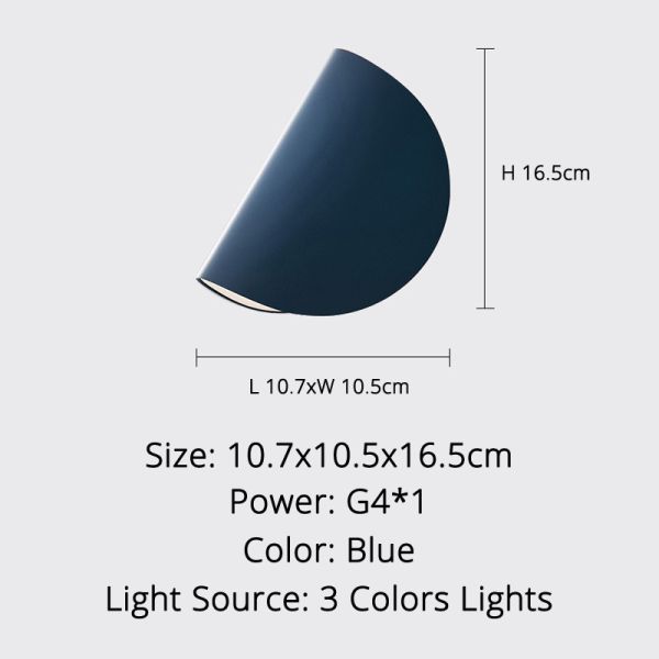 Italian modern minimalist wall lamp living room creative rotating art Io LED Wall Sconce(WH-OR-211)