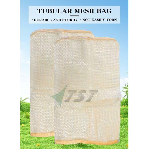 PP Woven Loom Circular Mesh Bag For Fresh Fruit Packaging Bags