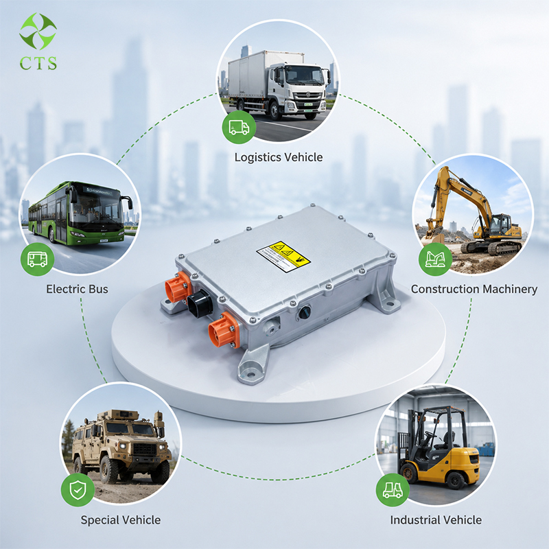 CTS 6.6KW OBC + 1.5KW DC/DC converter Integrated 2-in-1 Power Assembly
