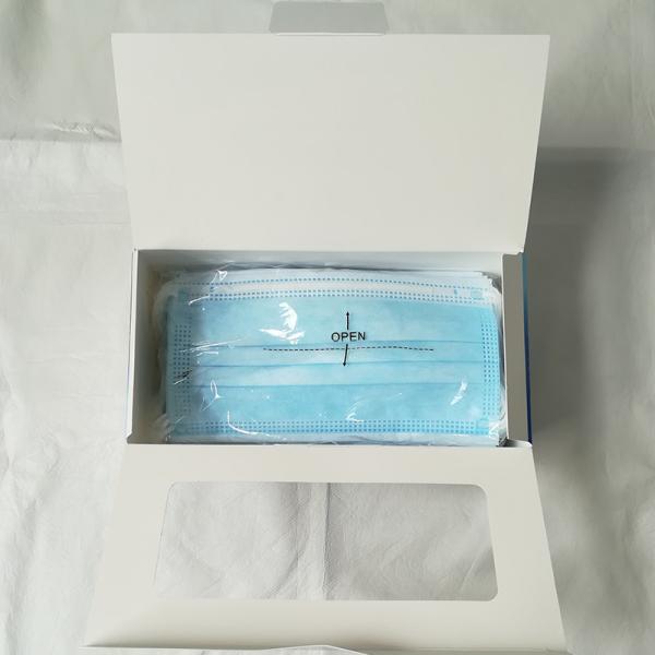 Surgical Disposable 3 Ply Earloop Face Mask FDA Approval Non Woven Liquid Proof