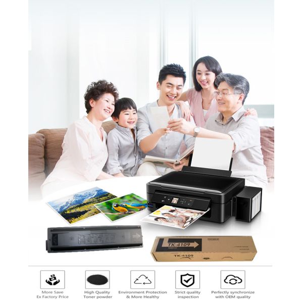 Патрон тонера Рефилл черноты ТК4109 Кйосера неподдельный для Таскальфа, 1800 до 15000 страниц