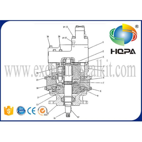 8J-0498 8J0498 Excavator Hydraulic Pump MOTOR GRADER 12G 130G 140G 160G