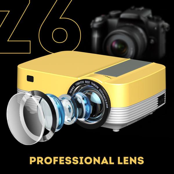 Ehomm Z6 Mini Budget Friendly Projector 720P Projector Android Smart Projector