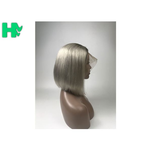 Remy Human Hair Bob Wig Short Bob Straight With 12 Inch Length 200g