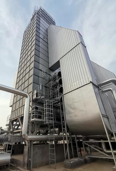 乾燥率0.5%~1.2%で米の乾燥効率を向上させ,50~65分間の卸荷時間